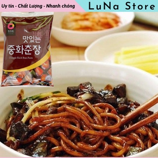 Sốt tương đen Hàn Quốc 250g làm mì jajang, mì đen ngon chuẩn vị - LuNa Store