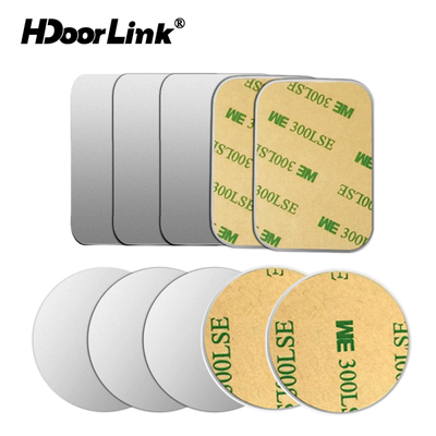 HdoorLink Tấm Kim Loại Hình Tròn Vuông Gắn Giá Đỡ Điện Thoại / Máy Tính Bảng Có Nam Châm Sử Dụng Trên Ô Tô