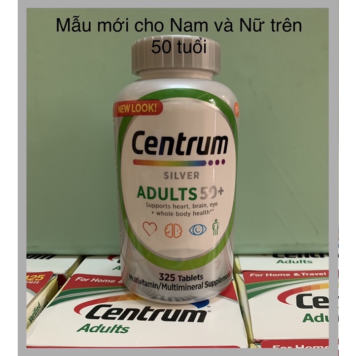 [Date 2023] Viên Centrum Silver Women 50+ chai 275 viên