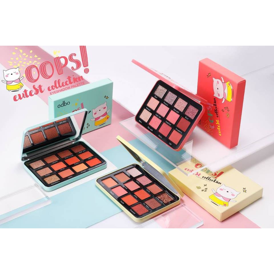 Phấn Mắt 12 Ô Odbo Oops Cutest Collection OD212