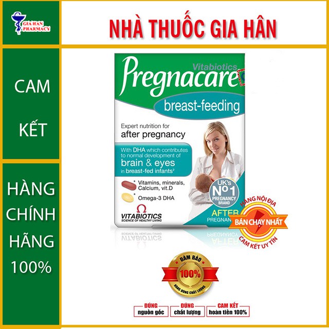 Vitabiotics Pregnacare Breast Feeding - Viên Uống Lợi Sữa Giúp Tăng Số Lượng &amp; Chất Lượng Sữa Mẹ