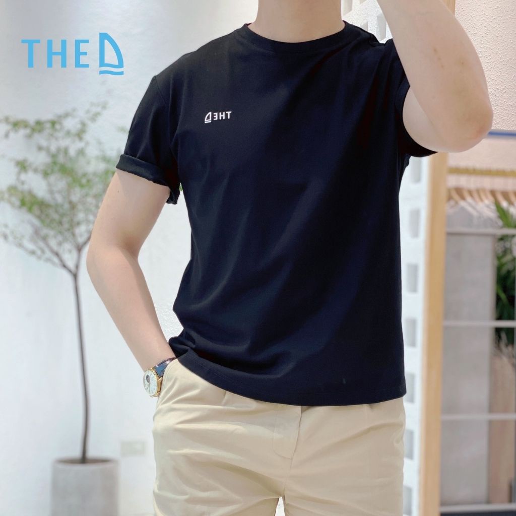 Áo Phông Nam The D Cổ Tròn Dáng Regular Fit, Chất Liệu Cotton Mềm Mịn, Thấm Hút Mồ Hôi Tốt AP 9910 | BigBuy360 - bigbuy360.vn