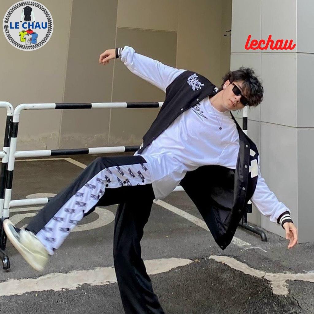 Áo khoác bomber jackets unisex street style áo khoác bóng chày Hàn Quốc GON LECHAU AKD29 áo khoác dù nam nữ 2 lớp rẻ đẹp