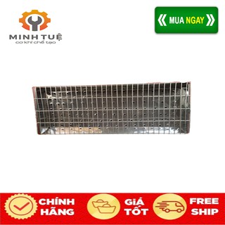 Bếp nướng than hoa INOX kèm vỉ nướng loại 60cm x 23cm - CƠ KHÍ MINH TUỆ - Chuyên dùng cho nướng thịt, quán bún chả
