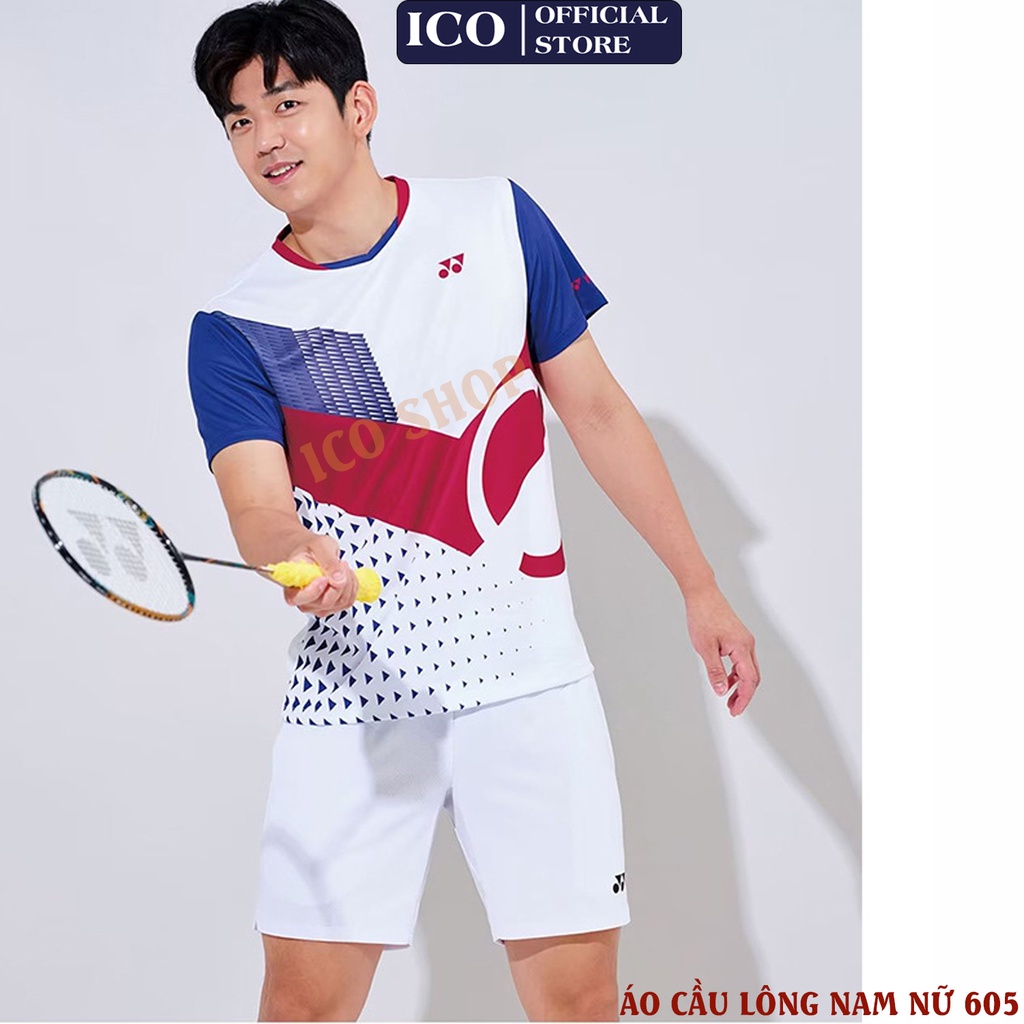 Áo cầu lông nam nữ 605, Áo thể thao nam nữ 605