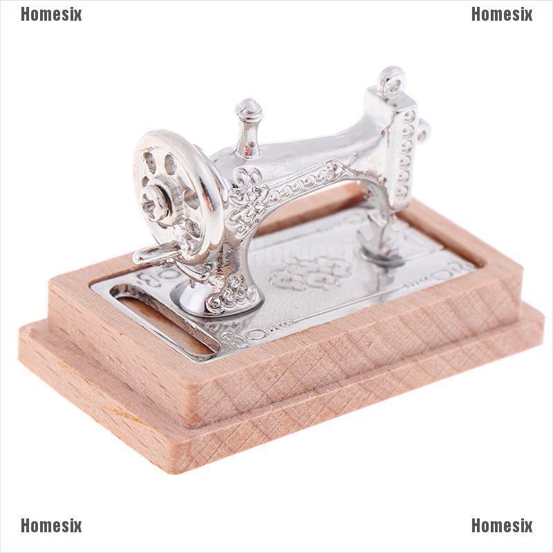 [HoMSI] 1:12 Dollhouse Miniature Furniture Sewing Machine Tailor Toy Doll House Decor SUU