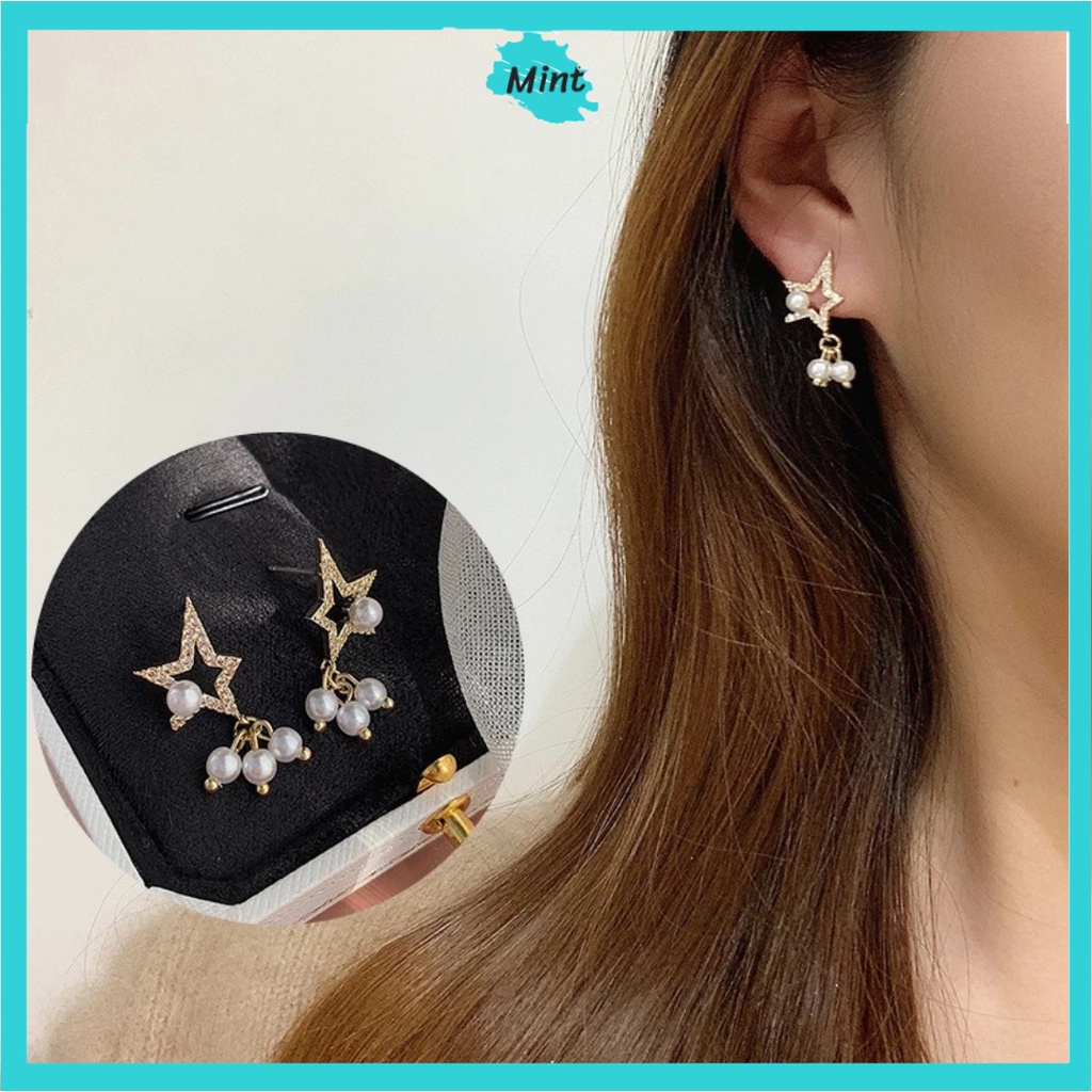 Bông Tai Chuôi Bạc S925 Tự Chọn ❤️KHÔNG GÂY DỊ ỨNG❤️ Khuyên Tai Sang Chảnh Dáng Ngắn Xinh Đẹp Phong Cách Hàn Quốc