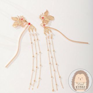 [ Order ]Set kim quan kèm 2 trâm hạc