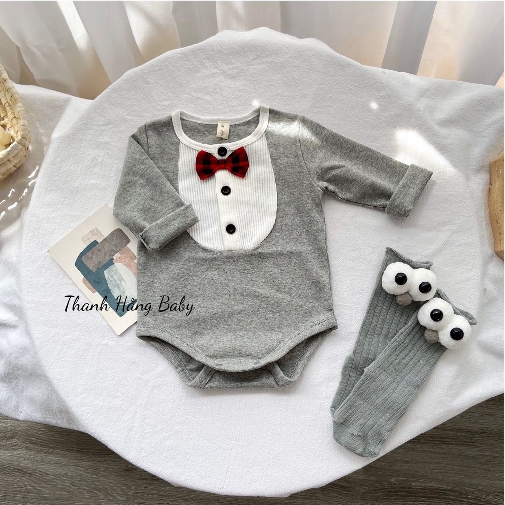 Bodysuit Dài Tay Cho Bé , Body Cho Bé Thanh Hằng Baby 5 - 13 Kg