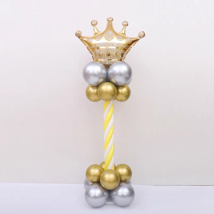 Bóng vương miện trang trí sinh nhật thôi nôi đầy tháng decor  nhiều kích cỡ màu sắc HAPPYKID BVM