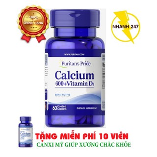 Canxi Mỹ kết hợp Vitamin D3 tốt cho bà bầu, giúp tăng chiều cao, cho xương chắc khỏe