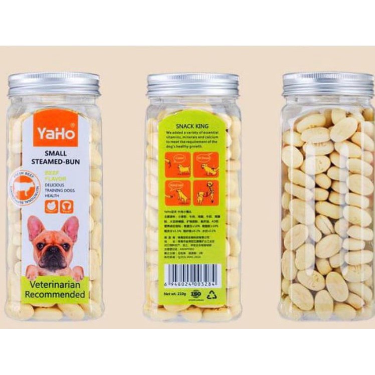 [Tăng Canxi] 2 Viên Bánh Thưởng Snack Happy Viên Dành Cho Chó Nhiều Vị Làm Sạch Răng Miệng Thơm - Bobo Pet Shop Hà Nội