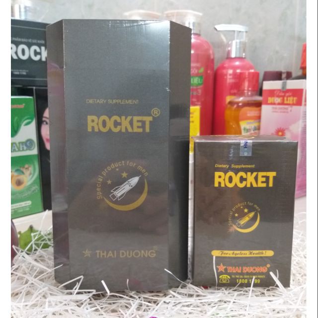 ✔️BIG SALE ✔️ Rocket  Viên Hoàn Hộp 10 & 30 gói Sao Thái Dương Bổ Thận Tráng Dương Dùng Hàng Ngày