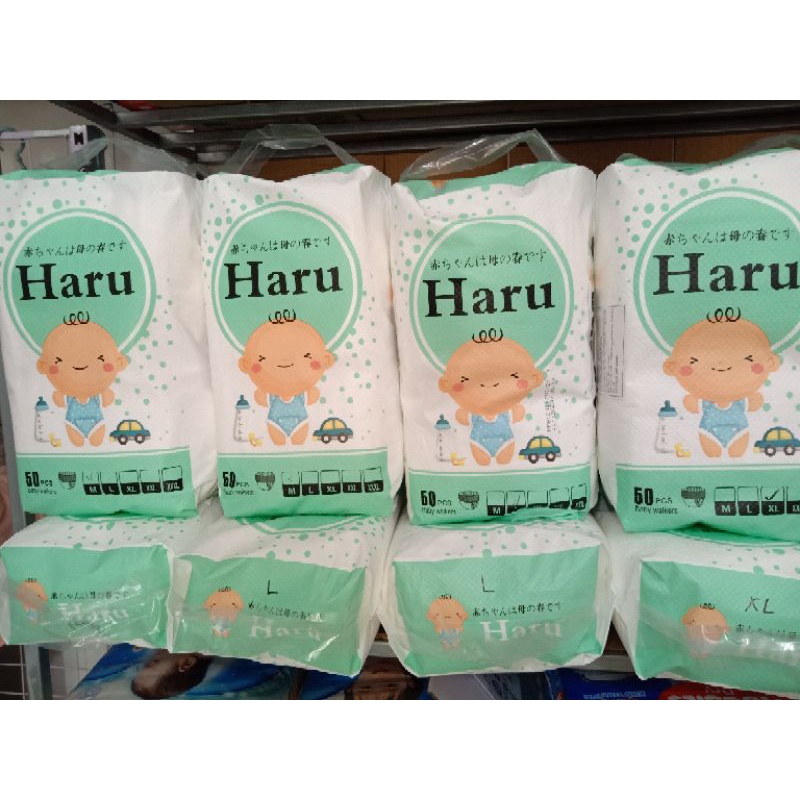 Bỉm quần Haru size M,L,XL 50 miếng