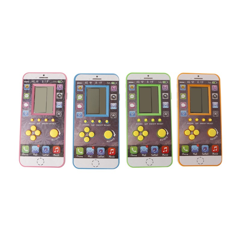 Máy chơi game xếp gạch cầm tay màn hình LCD