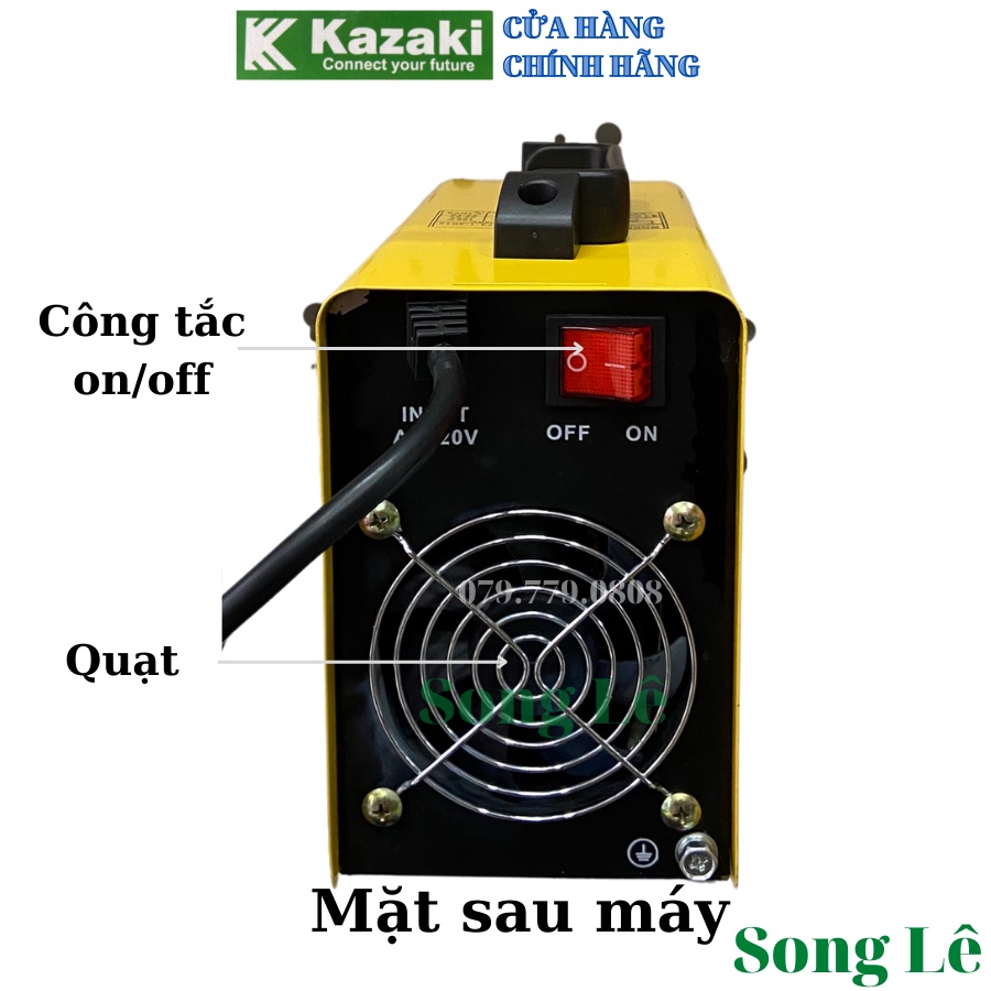 Máy Hàn Mini Kazaki MMA-200KZ1, Máy Hàn Gia Đình Lõi Đồng Chính Hãng