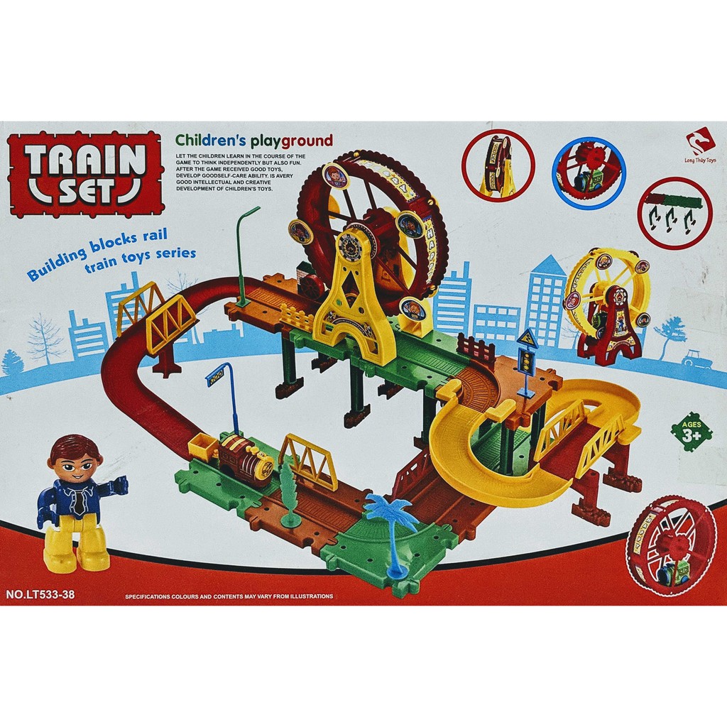 Đường sắt tàu hỏa TRAIN SET - Mô hình giao thông xe lửa