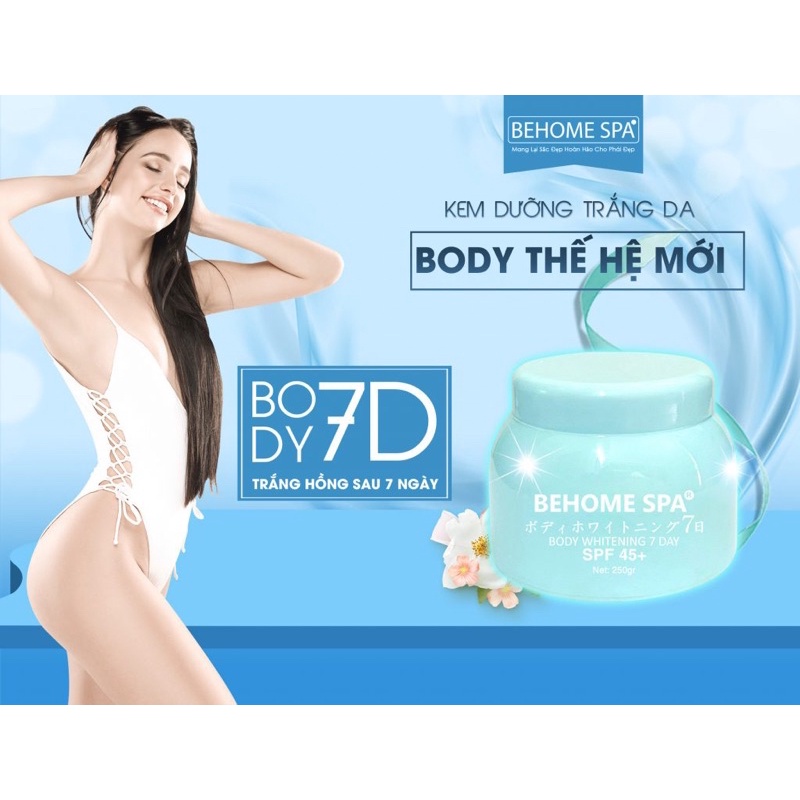 Com bo dưỡng trắng da body Behome Spa FREESHIP ❤️ Tắm trắng + body