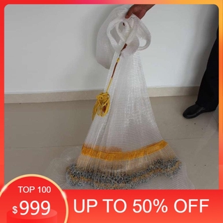 Chài cước xích bắt cá cao cấp bung 6m-8m