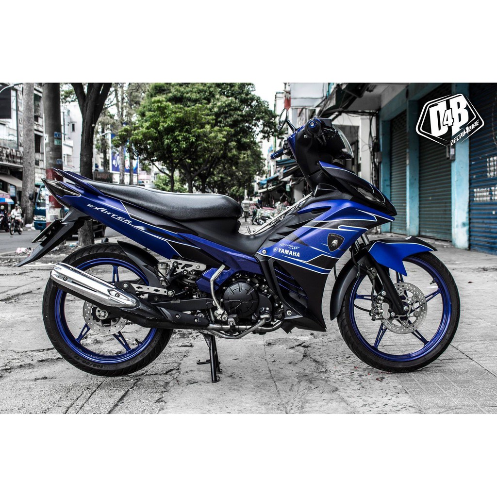 [D4B-Tem chuẩn xịn] Tem trùm xe Exciter 135 Lamborghini