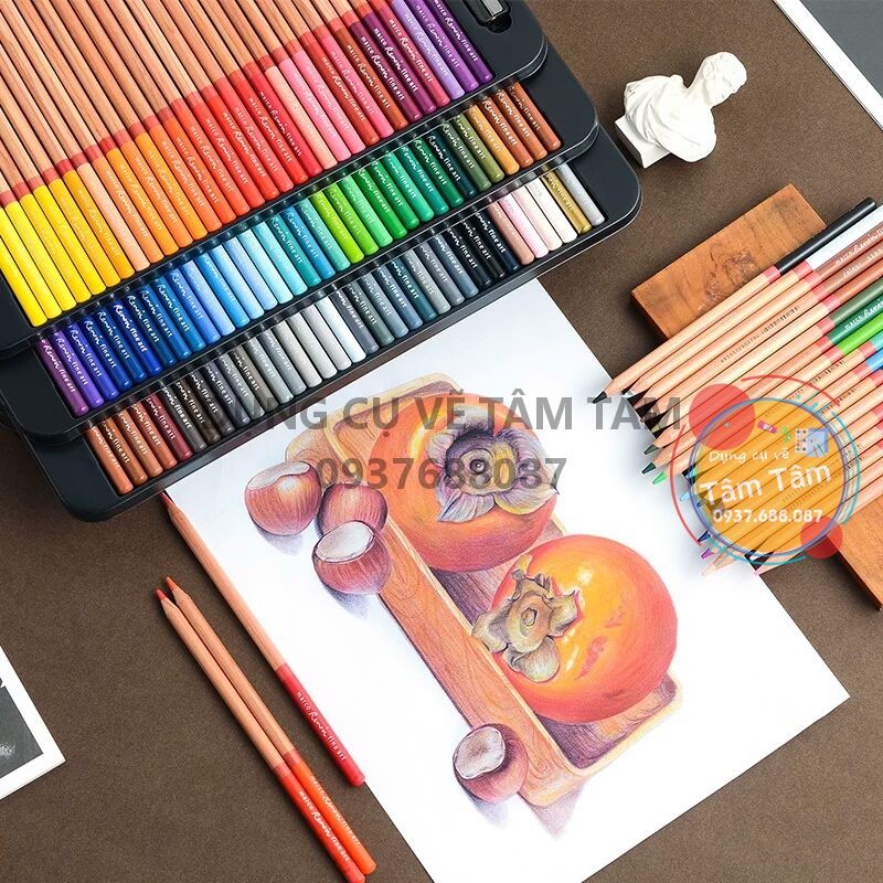 -Chì màu khô Marco Renoir 36/48/72/100/120 màu -