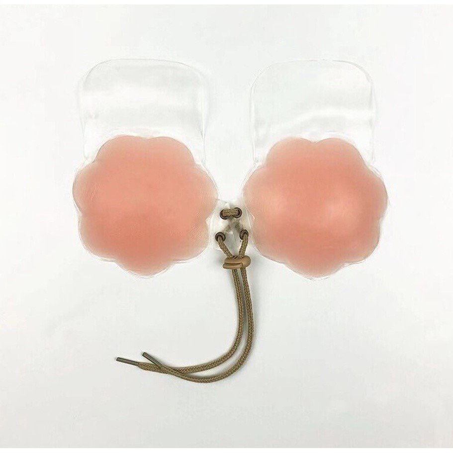 Miếng Dán Ngực Silicon, Dán Ngực Dây Rút Nâng Ngực Tạo Khe Doris - 6789