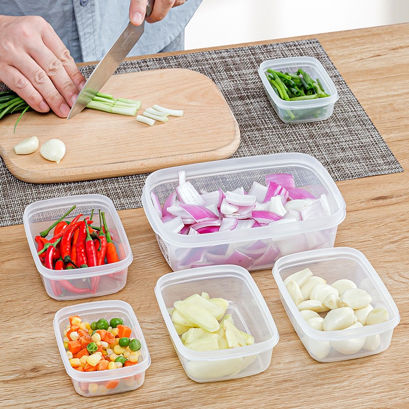 Hộp đựng thực phẩm, đựng đồ ăn trong tủ lạnh Fitin Pack màu trắng Nakaya hàng nội địa Nhật Bản Aichi Mart