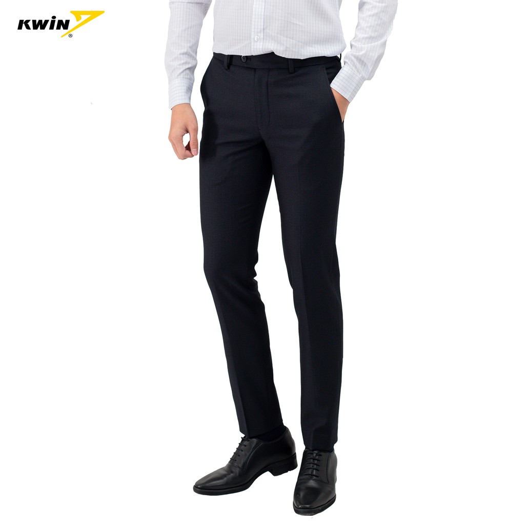 [NHẬP MÃ KWINT11 -GIẢM THÊM 80K] Quần Âu Nam Kwin phom slim fit tôn dáng, chất co giãn thoải mái -KTR01209