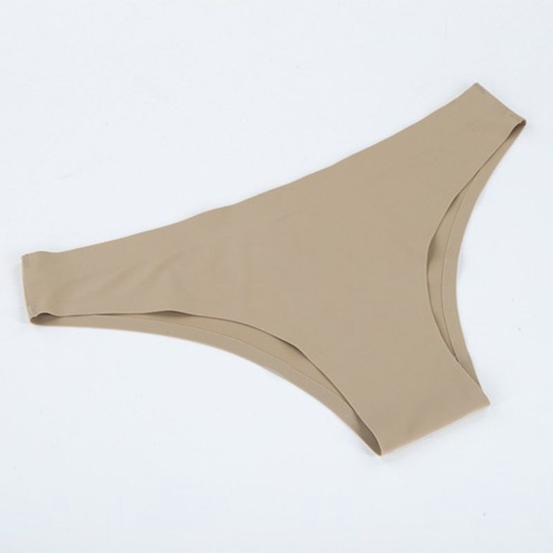 AOFEIQIKE  Quần Lót Lụa Lưng Thấp Thoáng Khí Không Đường May Thoải Mái Cho Nữ