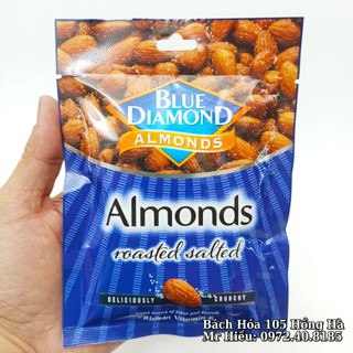 [Hỏa Tốc] Hạnh nhân rang muối Blue Diamond 30g