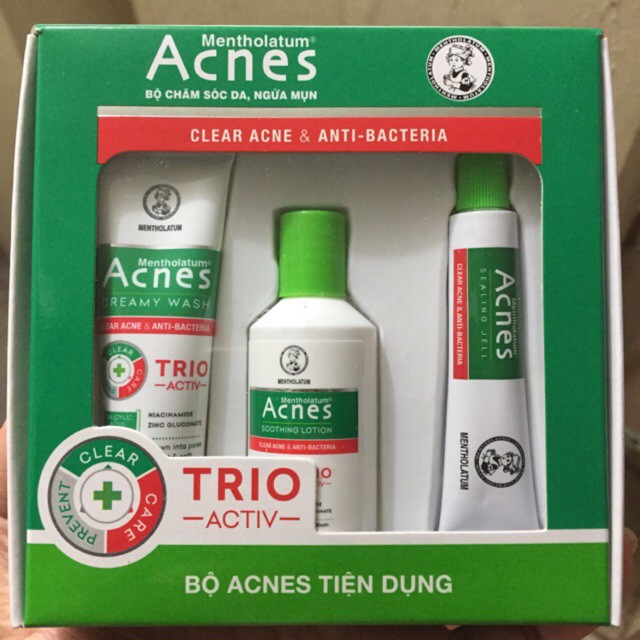 (HÀNG DÙNG THỬ )Bộ tiện dụng acnes mini - chăm sóc da mụn