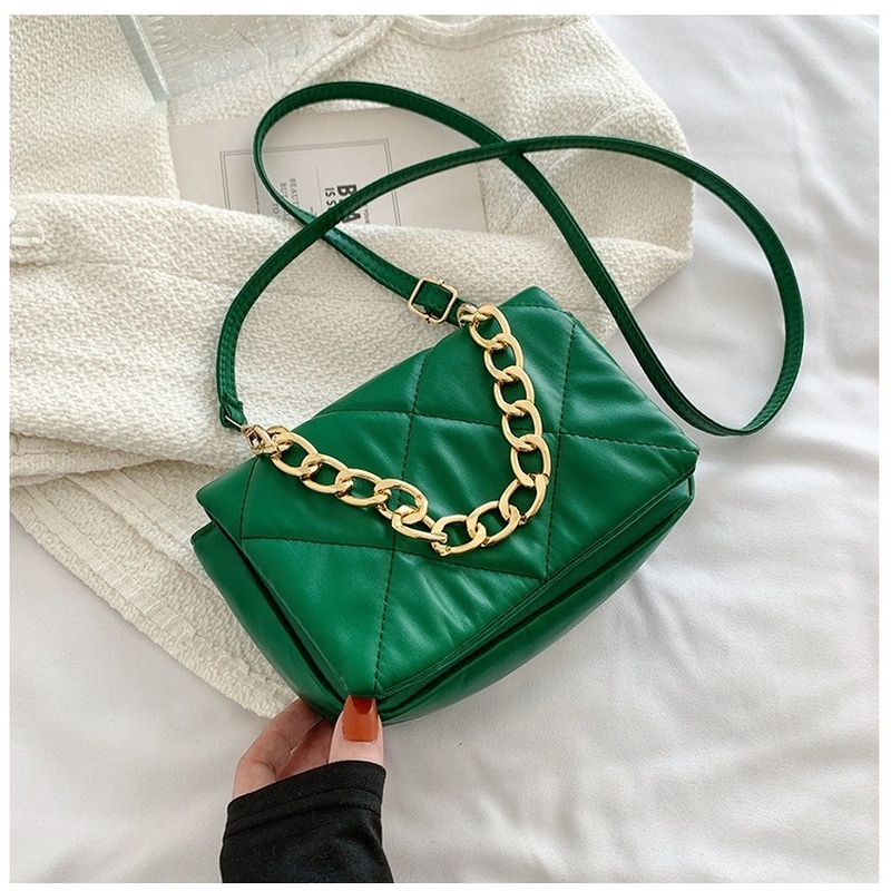 Túi đeo vai IELGY họa tiết hình vuông cỡ nhỏ thời trang