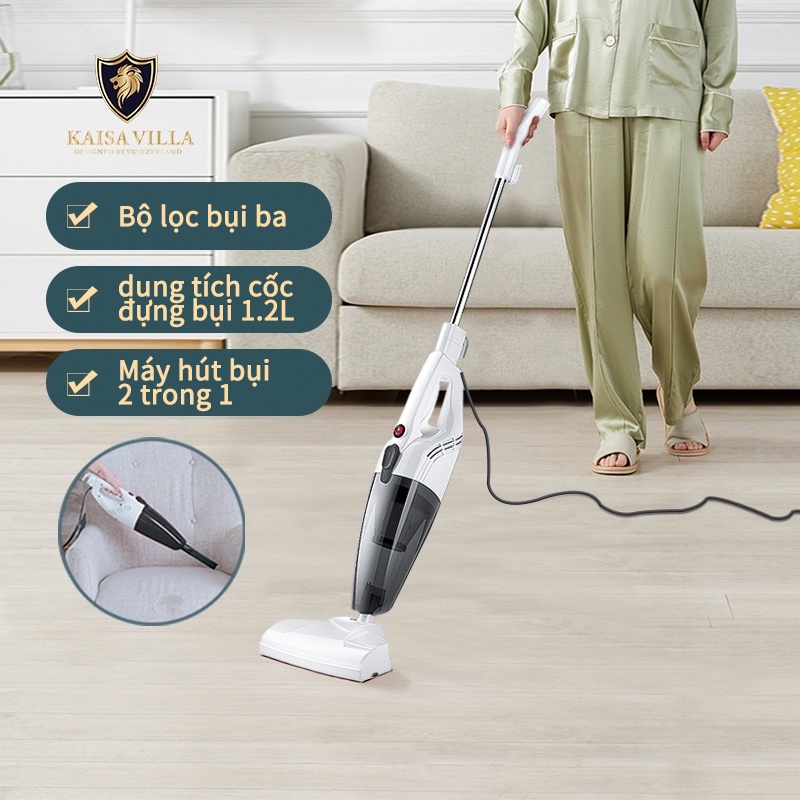 [Mã ELHA22 giảm 6% đơn 300K] Kaisa Villa Máy hút bụi mini lau nhà chó mèo cầm tay robot thảm giường máy hút bụi