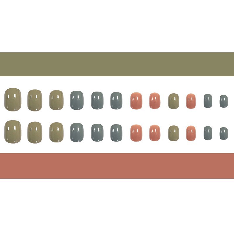 Set 24 móng giả nghệ thuật sơn gel sành điệu ( tặng keo)