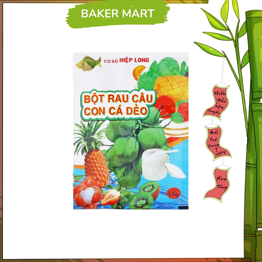Bột Rau Câu Con Cá Dẻo Hiệp Long Gói 12g - Dụng cụ làm bánh BAKER MART