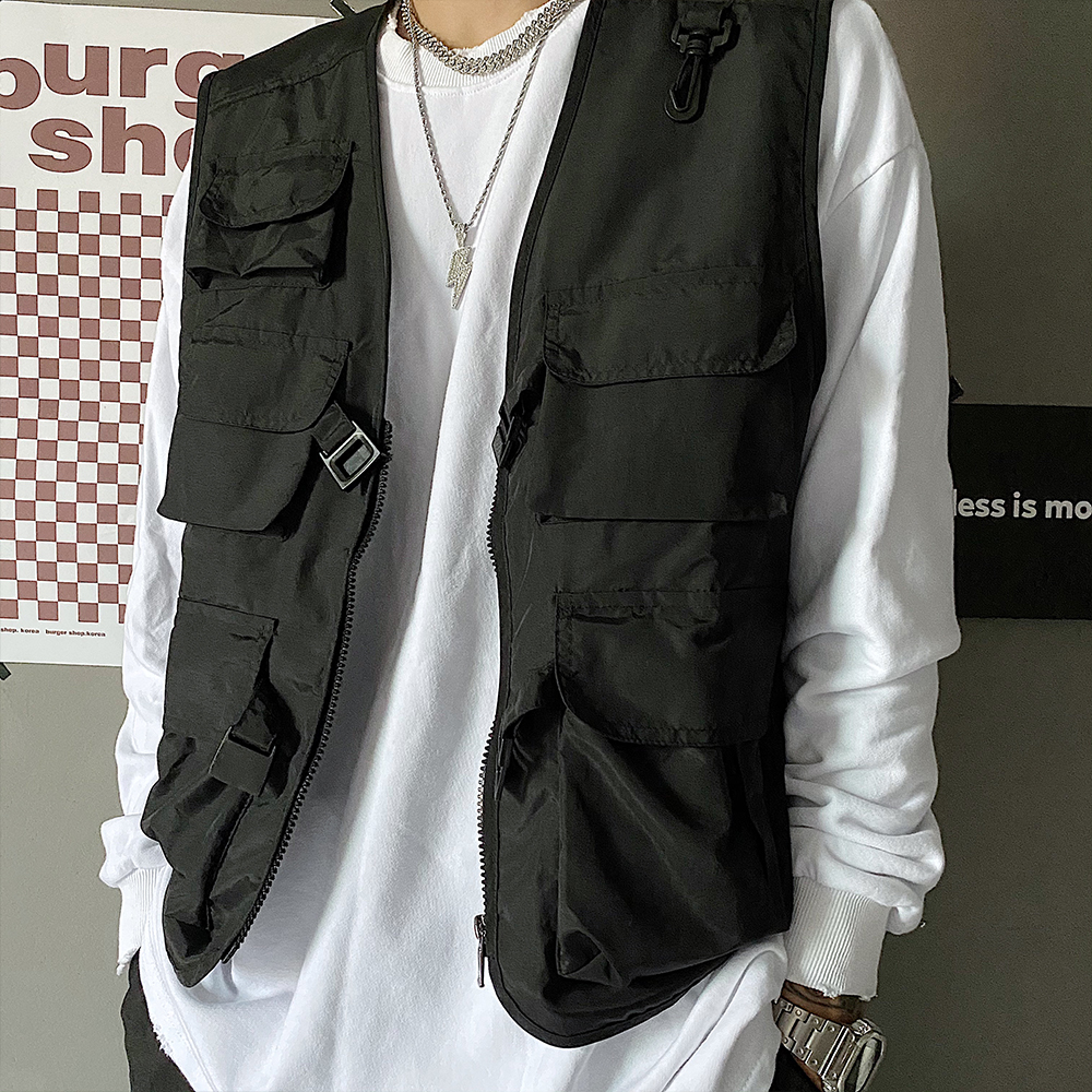 Dây chuyền 22729 mặt hình tia chớp đính kim cương phong cách hip hop đường phố cá tính cho nam