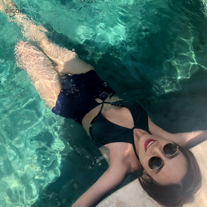 Kính mát gọng tròn nhỏ phong cách Harajuku thời trang trẻ trung