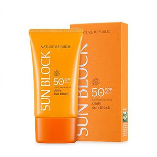 Kem Chống Nắng Nature Republic California aloe Daily Sunblock SPF 50+/PA+++