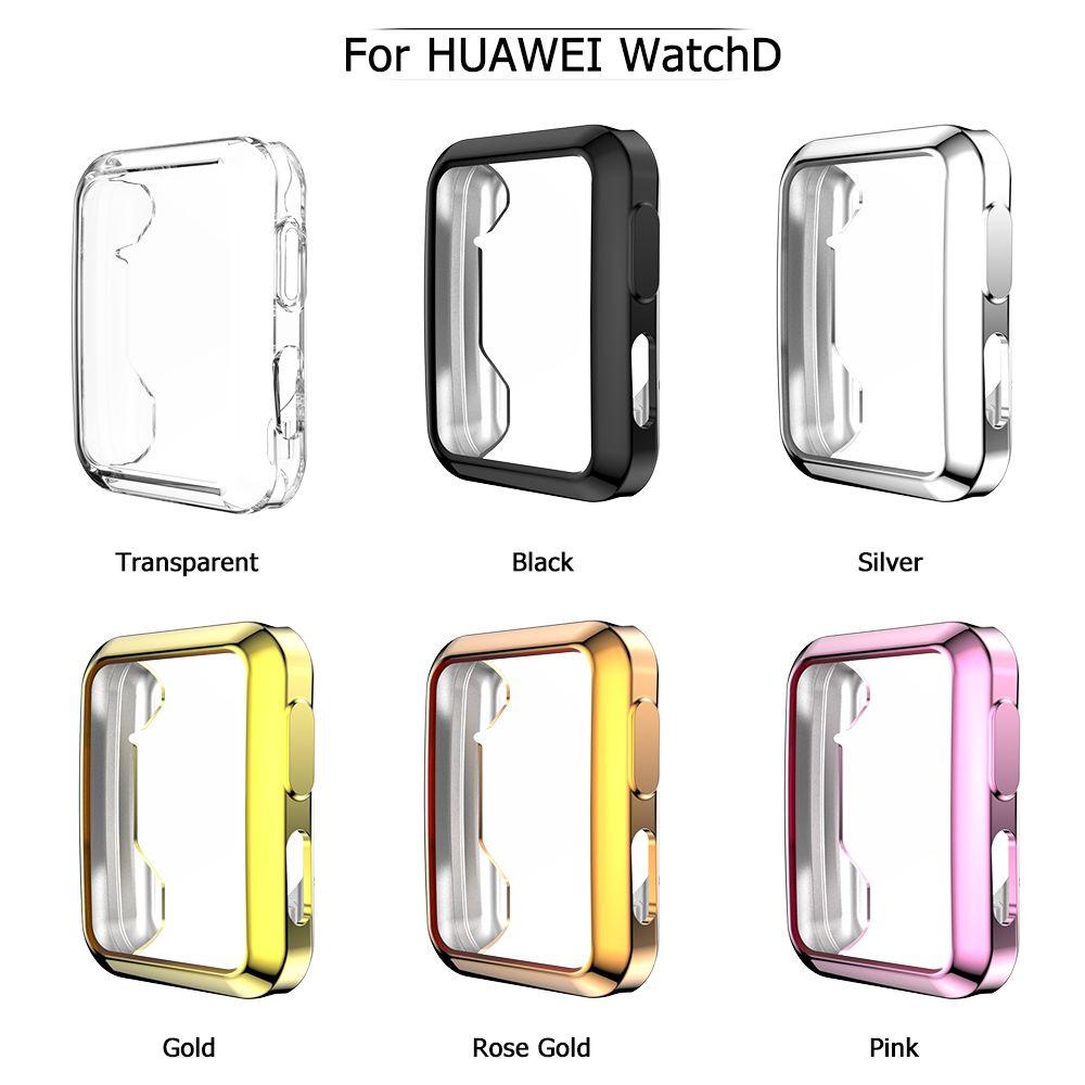 MYRONGVN Ốp Khung TPU Bảo Vệ Mặt Đồng Hồ Thông Minh Huawei Watch D