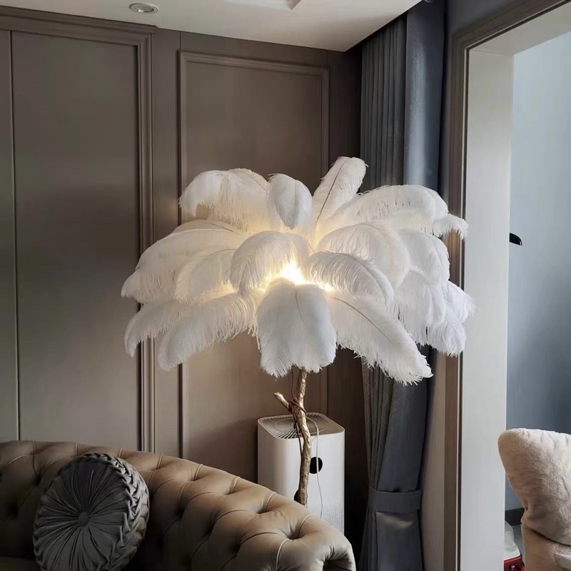 Đèn sàn Lông vũ cao cấp | Feather Lamp