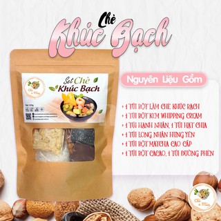 Set Chè Khúc Bạch ( 15 chén ) - Tặng Kèm Công Thức Nấu - Chè 4 Mùa