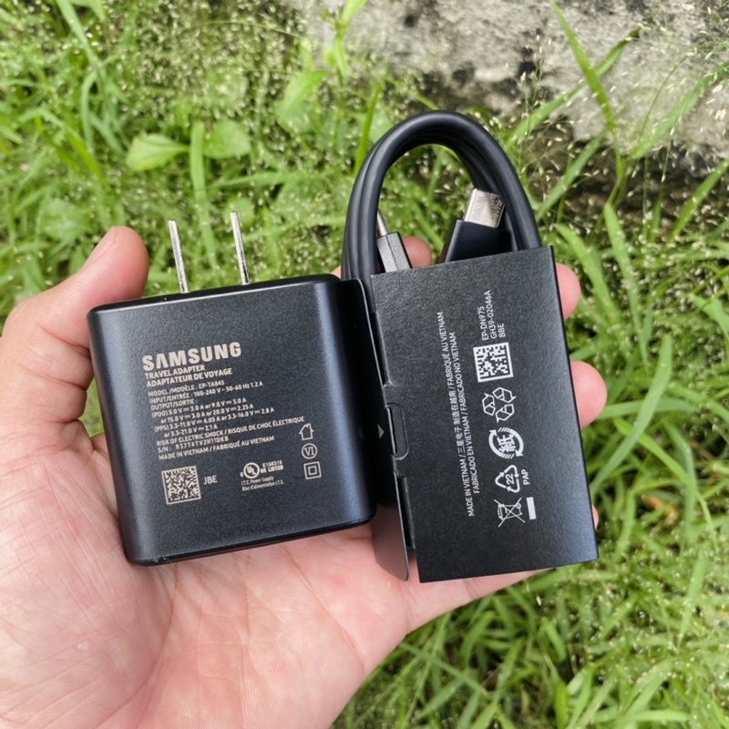 Bộ sạc samsung 45W, Cáp sạc 5A to, Sạc nhanh chuẩn PD, PSS cho điện thoại