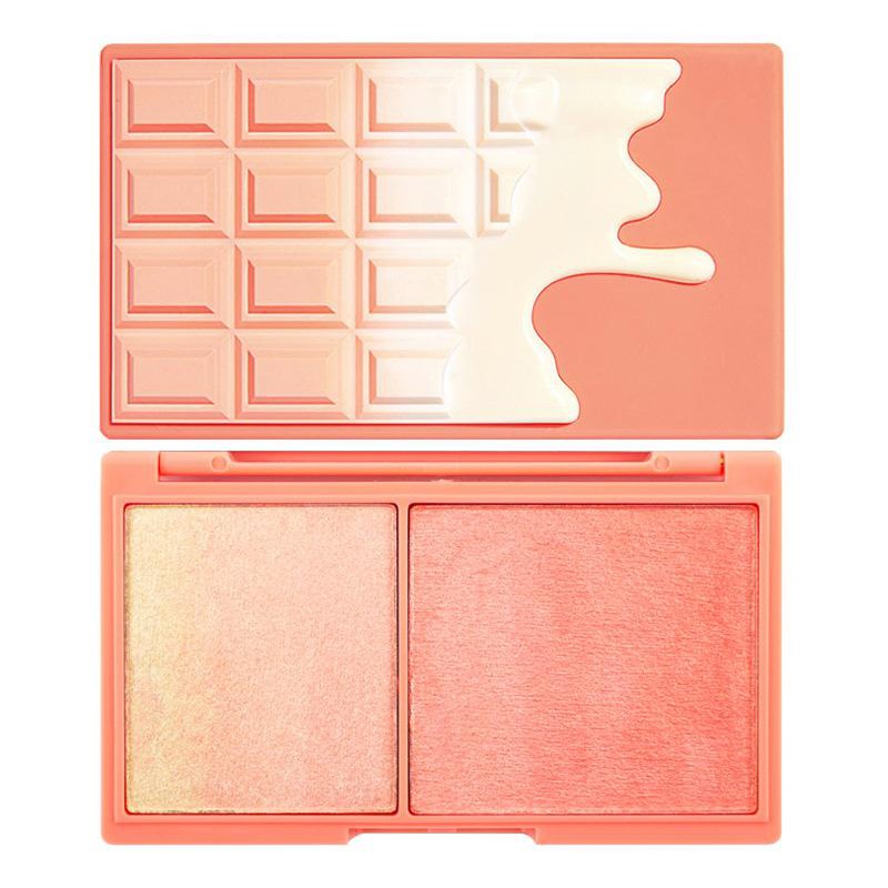 BẢNG PHẤN BẮT SÁNG HEART REVOLUTION PEACH AND GLOW HIGHLIGHT CHÍNH HÃNG - 3748