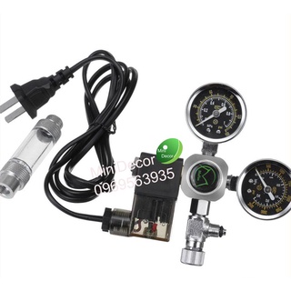 Van điện tinh chỉnh khí Co2 điện 220v hãng Mufan - van chỉnh khí chuyên dụng cho bình Co2
