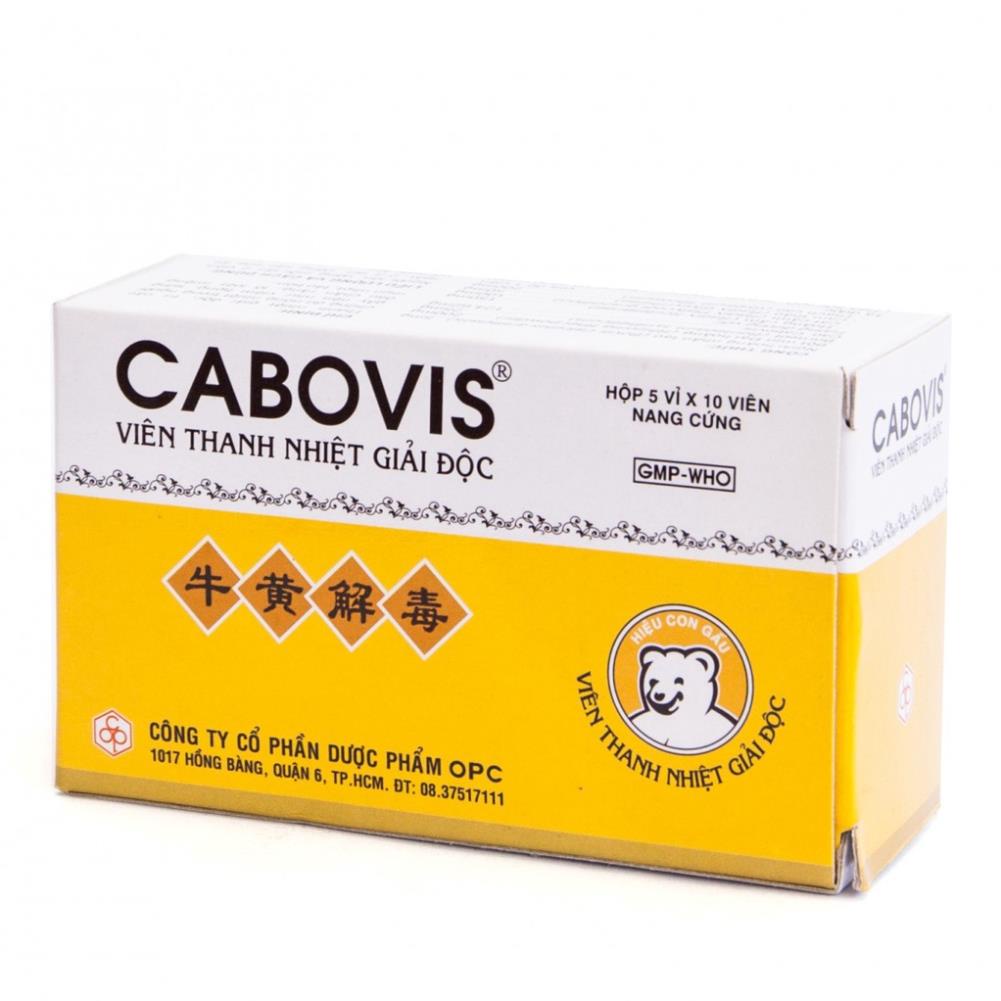 Viên thanh nhiệt Cabovis-Hộp 5 vỉ x 10 viên