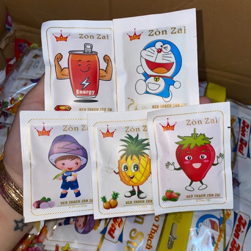 [Mã 156FMCGSALE hoàn 8% đơn 500K] 500g Thạch zòn zai (đạt iso 22000) | BigBuy360 - bigbuy360.vn