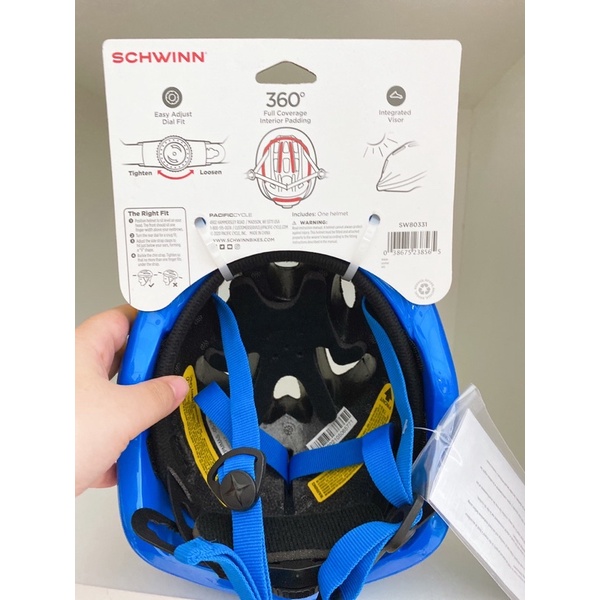 Schwinn Usa Chính Hãng - Mũ Bảo Hiểm Infant Bike Helmet (Xe Đạp, Xe Máy) trẻ em từ 1-3 tuổi