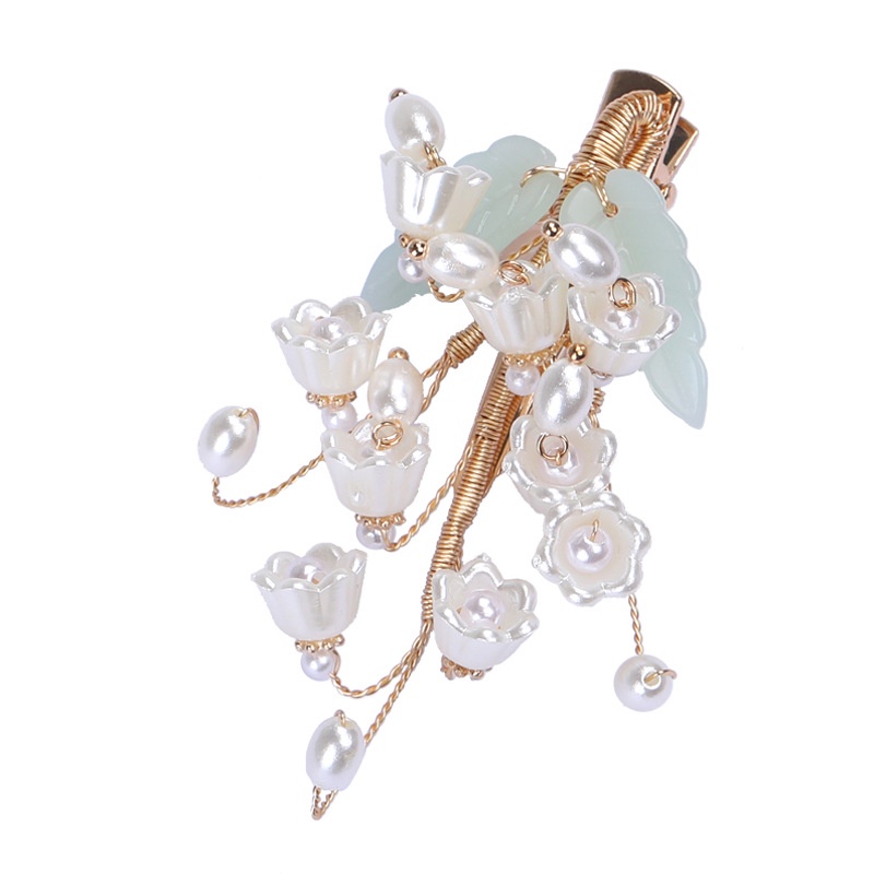 1 Trâm Cài Tóc Hình Hoa Lan Phong Cách Cổ Điển Cho Bé Gái