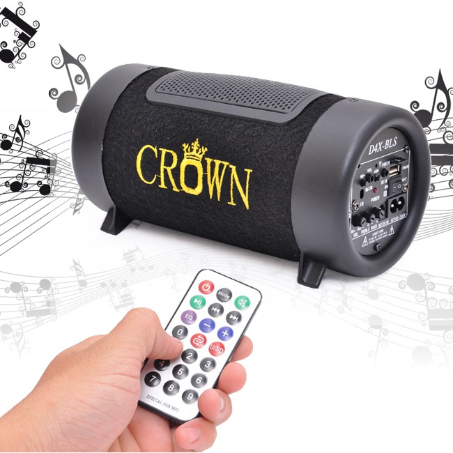Bộ Loa phát nhạc Crown số 4 và USB tạo Bluetooth