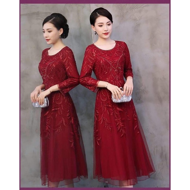 Đầm ren nữ cao cấp kiểu dáng sang trọng NP2925